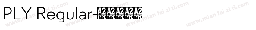 PLY Regular字体转换